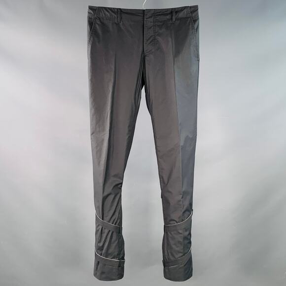 GUCCI Vintage Size 30 Grey Cotton Blend Super Skinny Bondage Casual Pants - Picture 1 of 11